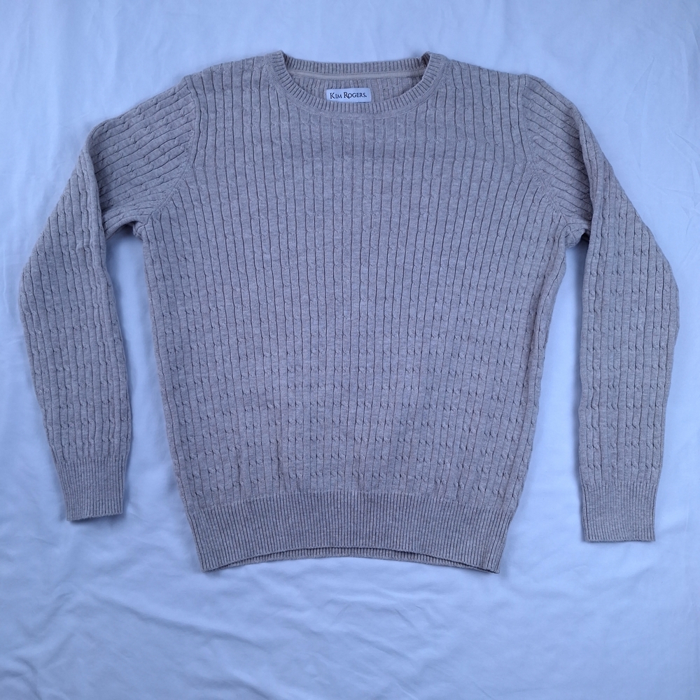 Kim Rogers Tan Crewneck Sweater